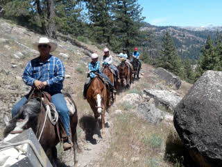 Youths riding in Sierra