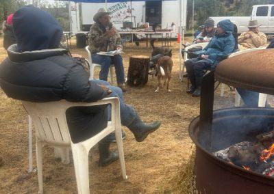 Backcountry Horsemen of California - Spring Campout 2025, Doug doing cowboy church