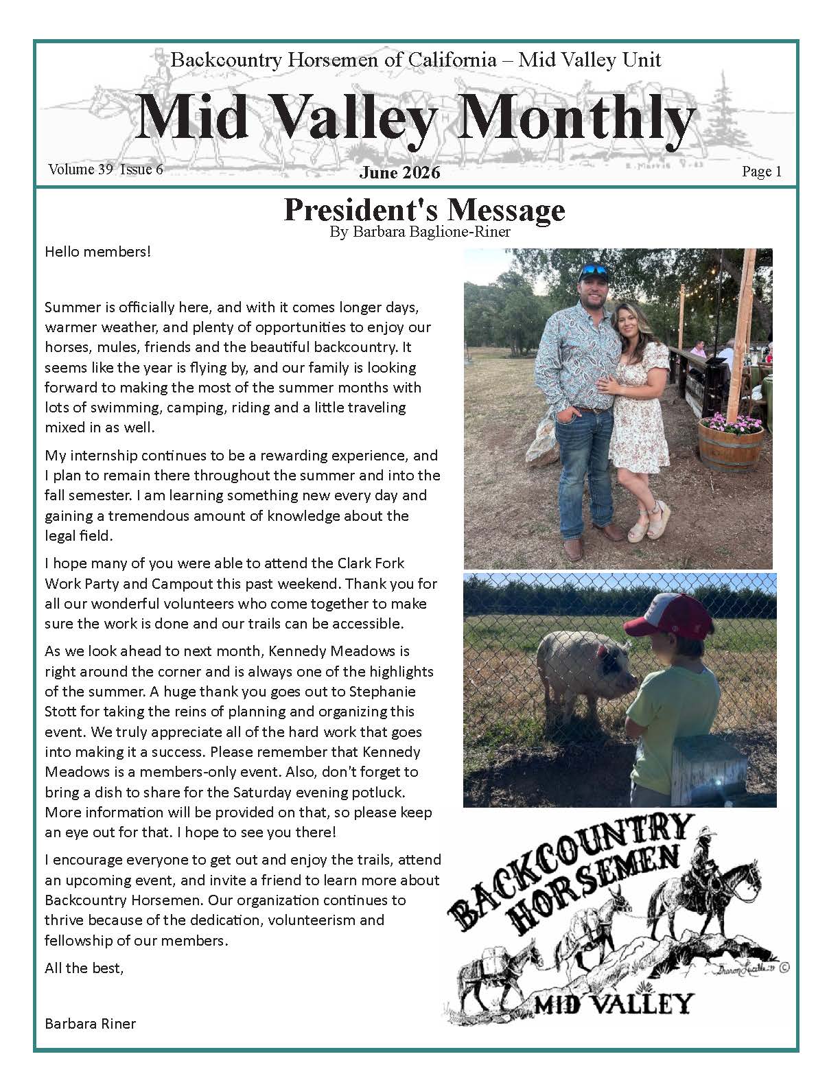 June 2026 Newsletter